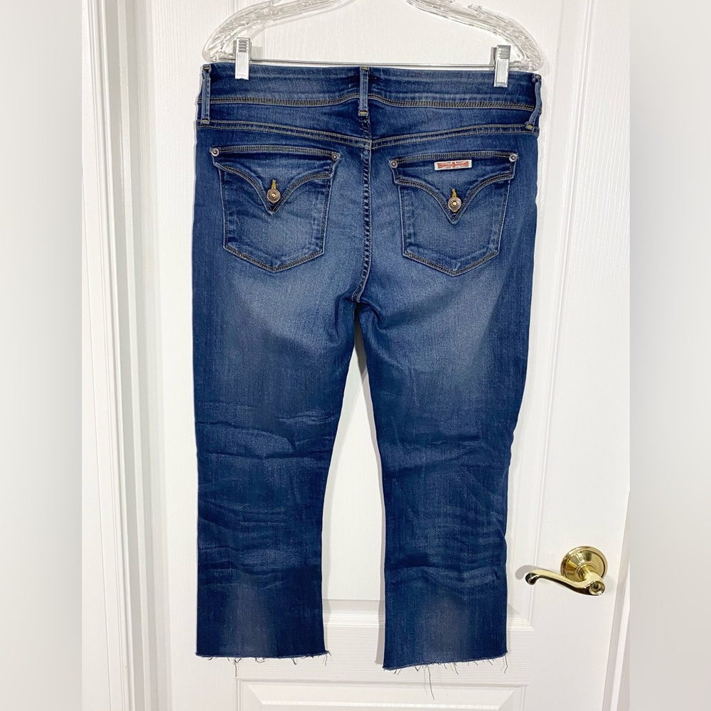 Hudson Beth Baby Boot Mid Rise Bootcut Capri Jeans Size 32
